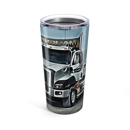 20oz Tumbler - Heavy Haul Semi Design