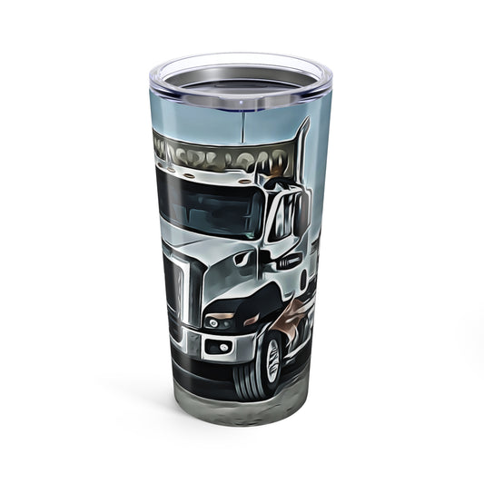 20oz Tumbler - Heavy Haul Semi Design