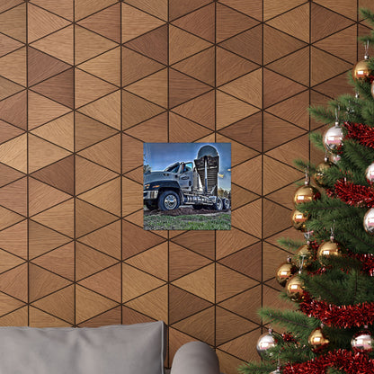 Matte Vertical Posters R & F truck