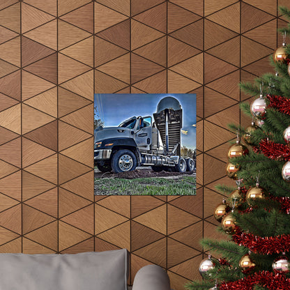 Matte Vertical Posters R & F truck