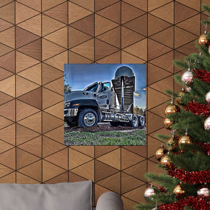 Matte Vertical Posters R & F truck