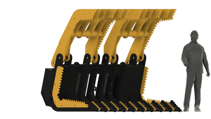 Payloader / Wheel Loader - All in One - Brush / Demolishing Grapple