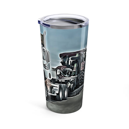 20oz Tumbler - Heavy Haul Semi Design