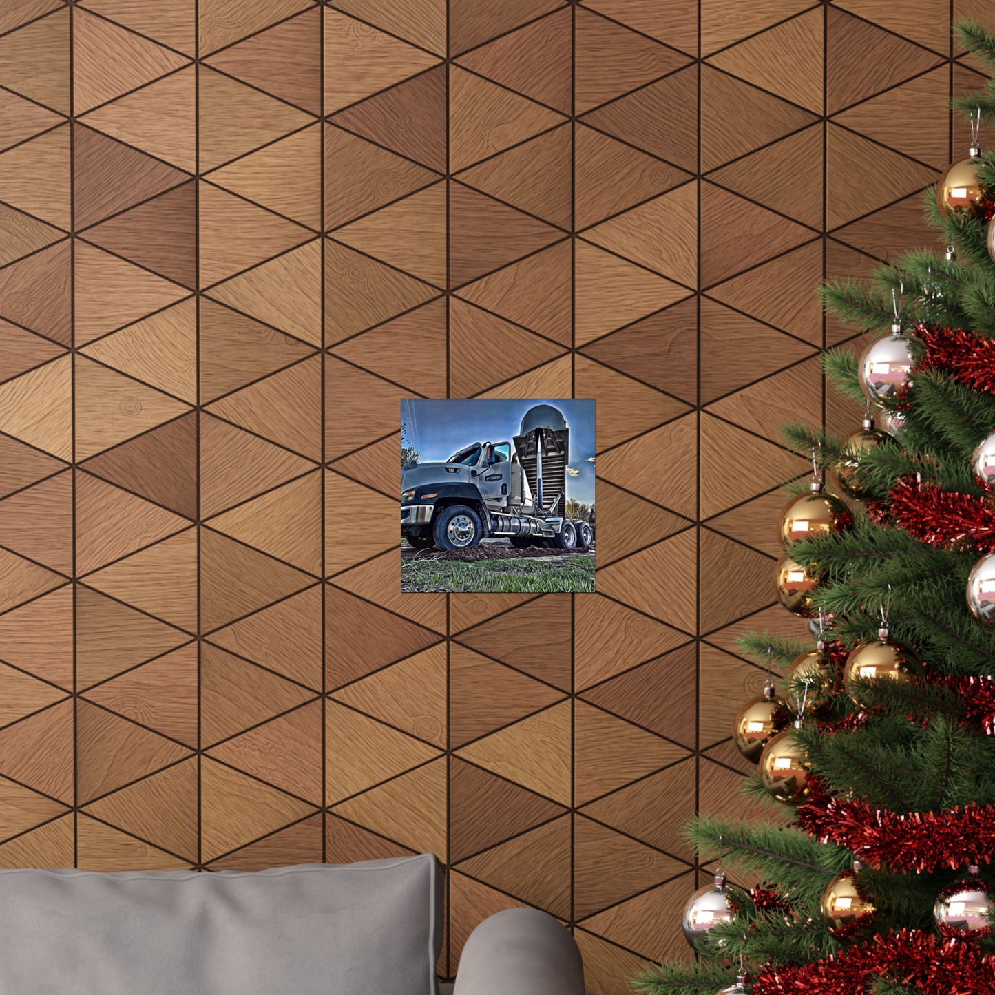 Matte Vertical Posters R & F truck