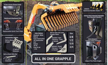 BG Series Brush / Log / Rock Grapple