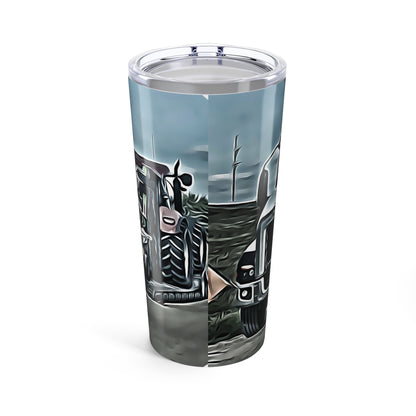20oz Tumbler - Heavy Haul Semi Design