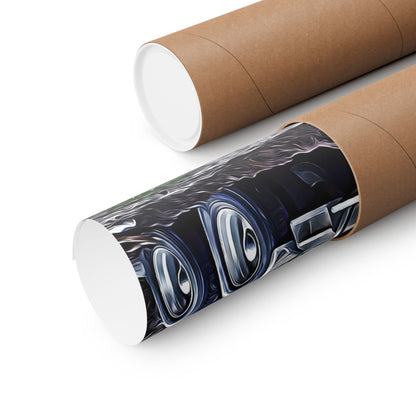 Matte Vertical Posters R & F truck