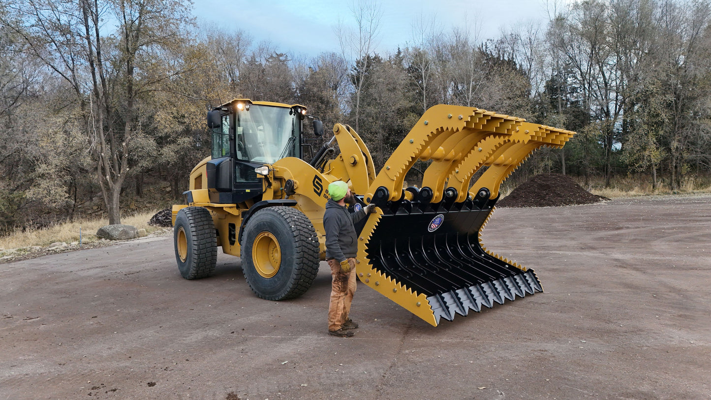 Payloader / Wheel Loader - All in One - Brush / Demolishing Grapple