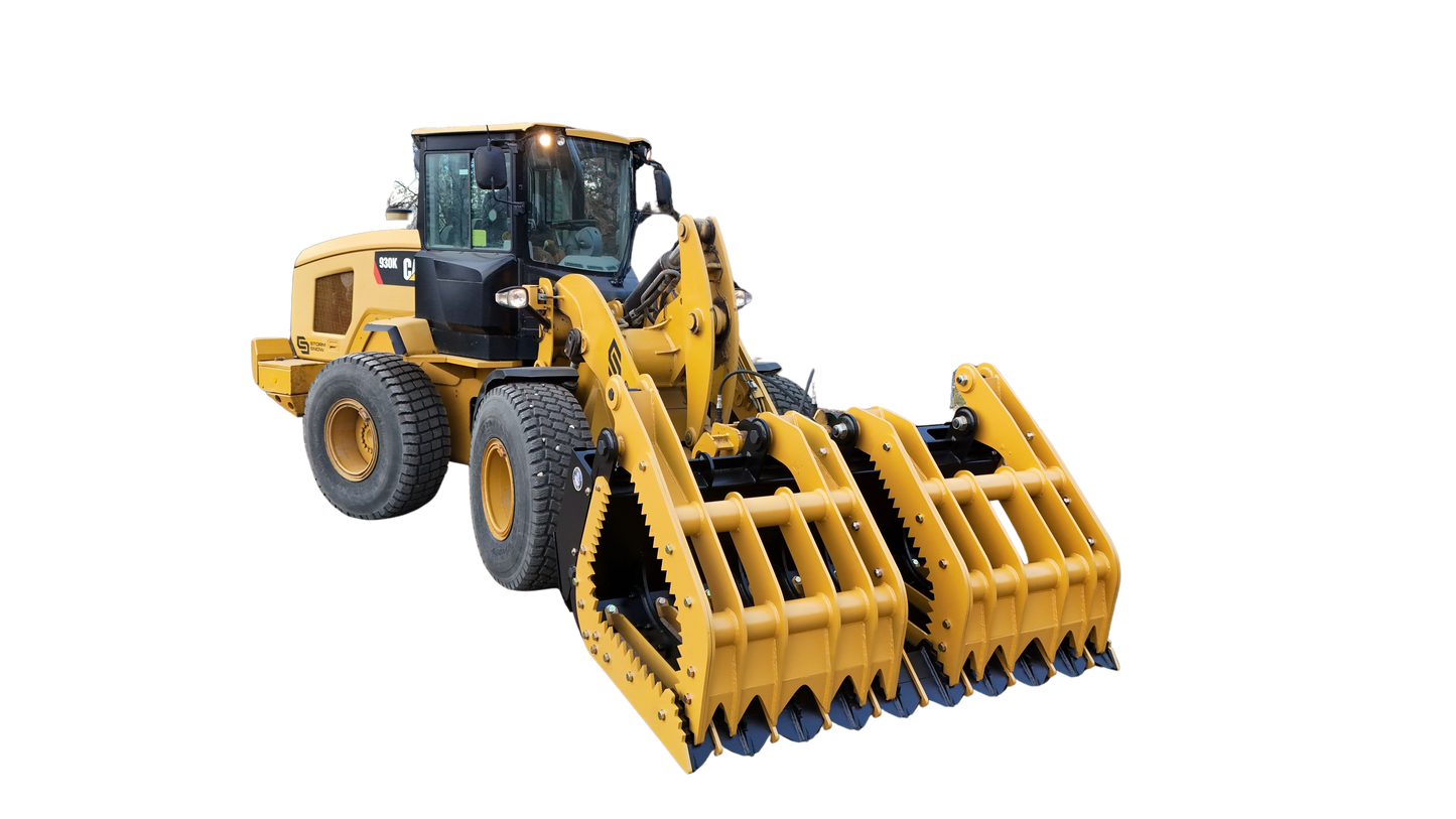 Payloader / Wheel Loader - All in One - Brush / Demolishing Grapple