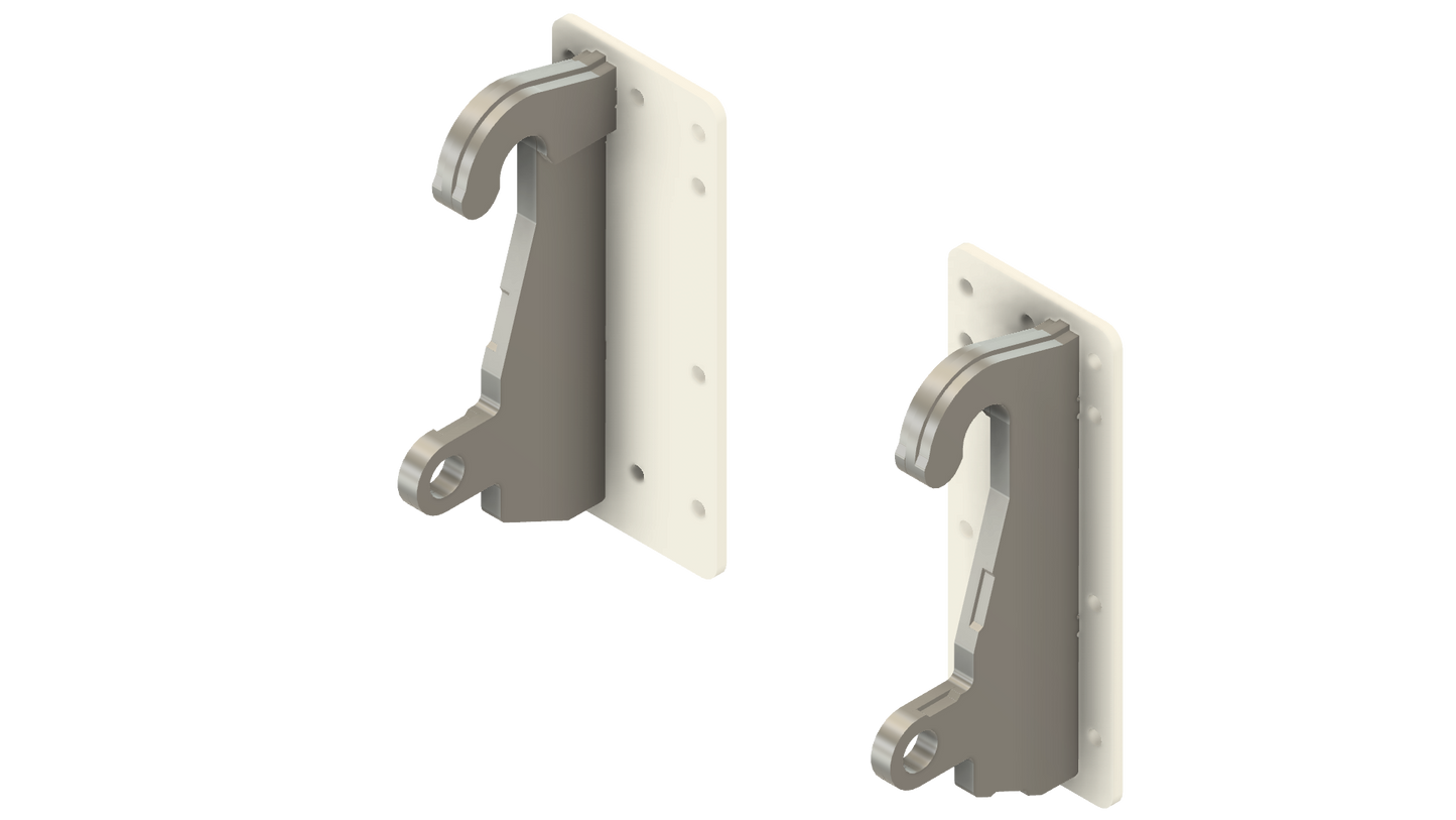 Payloader- Large Wheel Loader Adapter Coupler - R & F Attachment Compatible