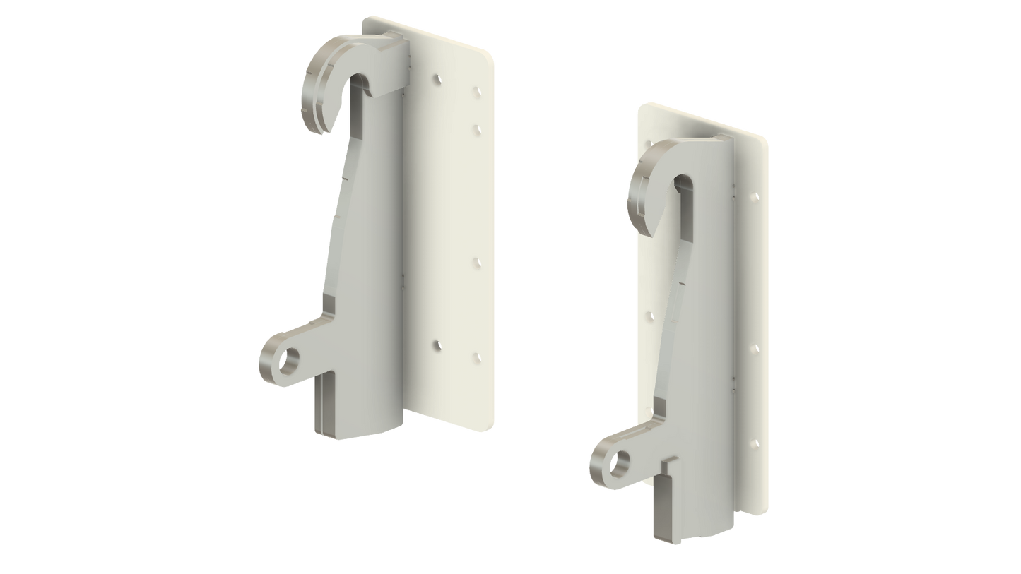 Payloader- Large Wheel Loader Adapter Coupler - R & F Attachment Compatible